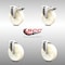 Service Caster 5 Inch 316SS Nylon Wheel Swivel Bolt Hole Caster Set with Brake SCC-SS316BHTTL20S514-NYS-2-S-2 - alternate 3
